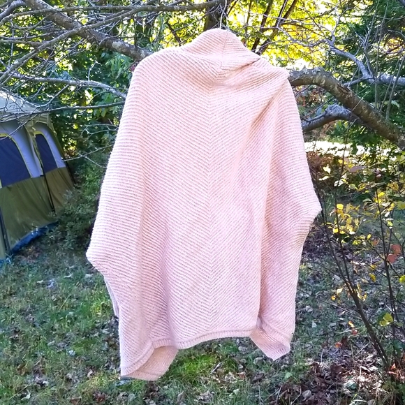 Anthro Sleeping On Snow Cocoon Wool Blend Open Front Sweater Shawl S - Picture 5 of 7
